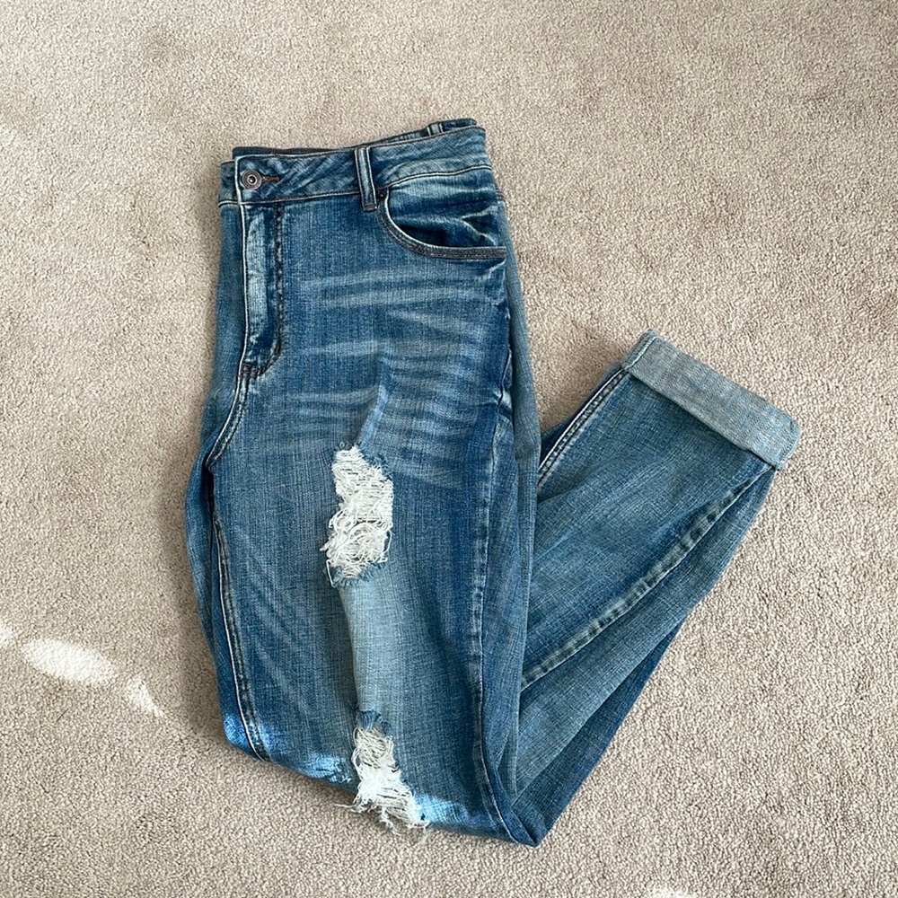 Curve Boutique (Clingers) Distressed Denim
